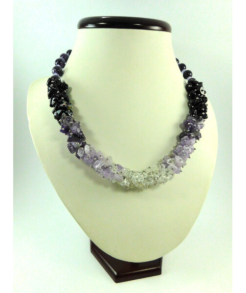 Exclusive necklace "Amethyst Ombre" Amethyst (Colors Collection)