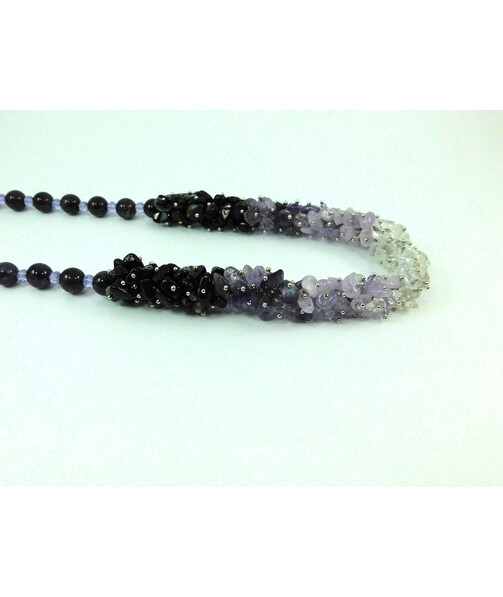 Exclusive necklace "Amethyst Ombre" Amethyst (Colors Collection)