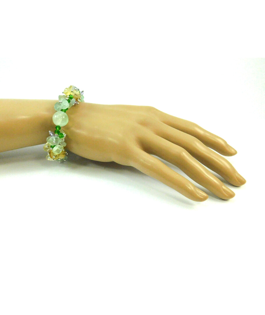 Exclusive bracelet "Early Spring" Fluorite