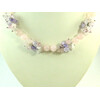 Exclusive necklace &quot;Summer lace&quot; Rose quartz (&quot;Colors&quot; collection)