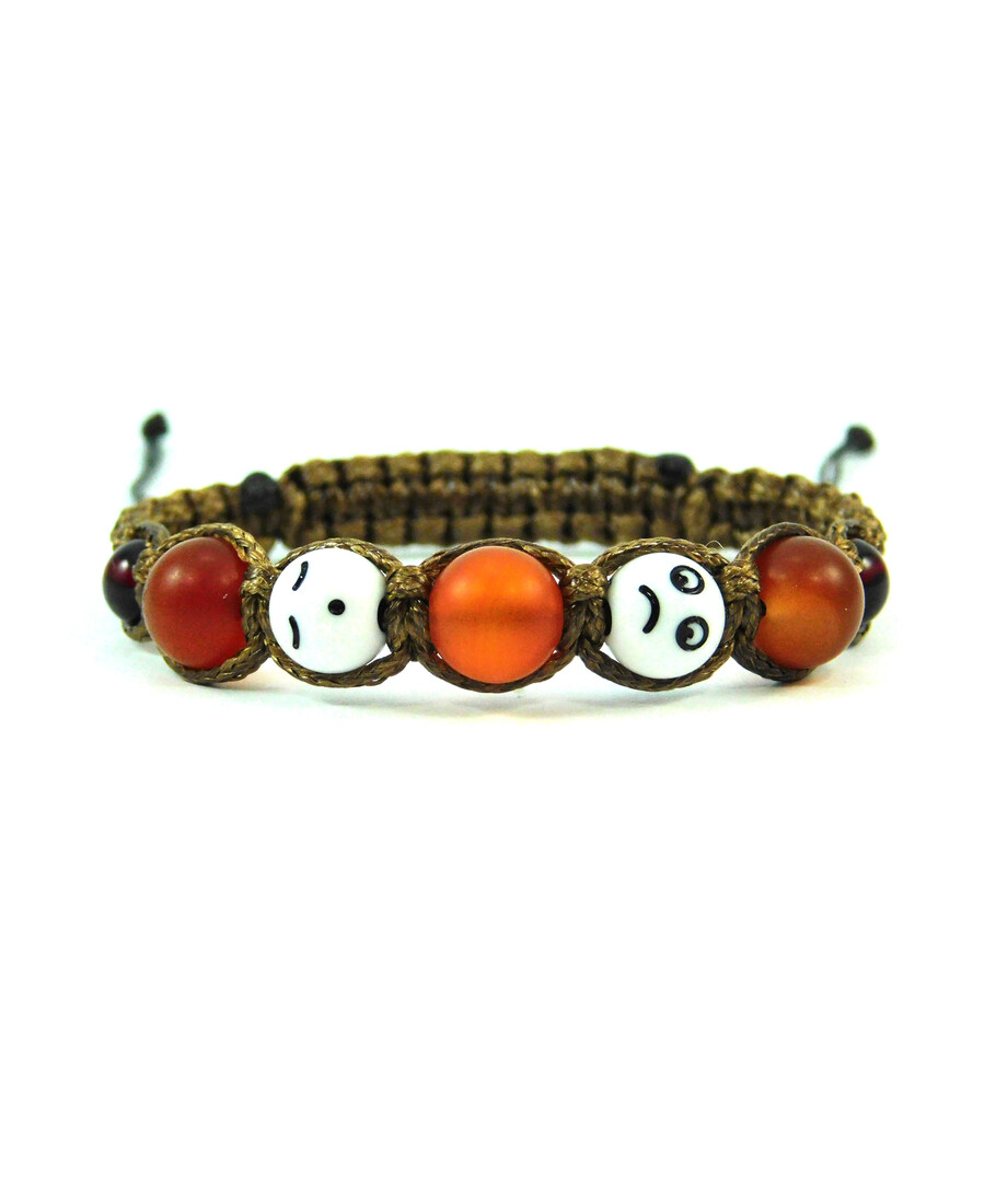 Exclusive children's shamballa "Happy Kettle" Cat's eye, Agate