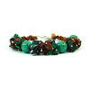 Exclusive bracelet &quot;Rene&quot;, Turquoise, Malachite, Aventurine