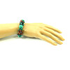 Exclusive bracelet &quot;Rene&quot;, Turquoise, Malachite, Aventurine