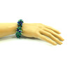 Exclusive bracelet &quot;Mirage&quot; Malachite