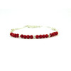 Exclusive bracelet &quot;Silver model&quot; Coral