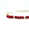 Exclusive bracelet &quot;Silver model&quot; Coral