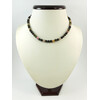 Tourmaline layer smooth colored necklace