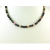 Tourmaline layer smooth colored necklace