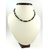 Tourmaline layer smooth colored necklace