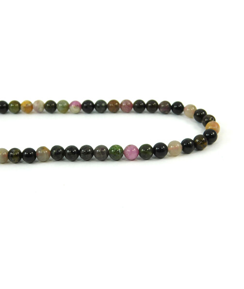 Tourmaline layer smooth colored necklace