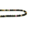 Tourmaline layer smooth colored necklace