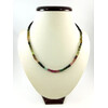 Tourmaline necklace (India) 6 mm tube