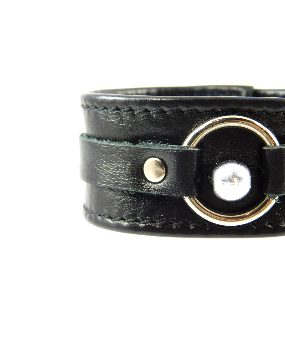 Exclusive Hematite leather bracelet