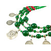 Exclusive necklace &quot;Elsa&quot; Chrysoprase, Coral (Collection &quot;Ethnica&quot;)