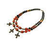 Exclusive necklace &quot;Darka&quot; carnelian (&quot;Ethnica&quot; collection)