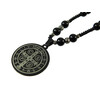 Exclusive amulet necklace &quot;St. Benedict&quot; Agate