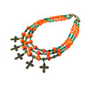 Exclusive necklace &quot;Minerva&quot; Coral