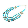 Exclusive necklace &quot;Turquoise lace&quot; (&quot;Ethnic&quot; collection)