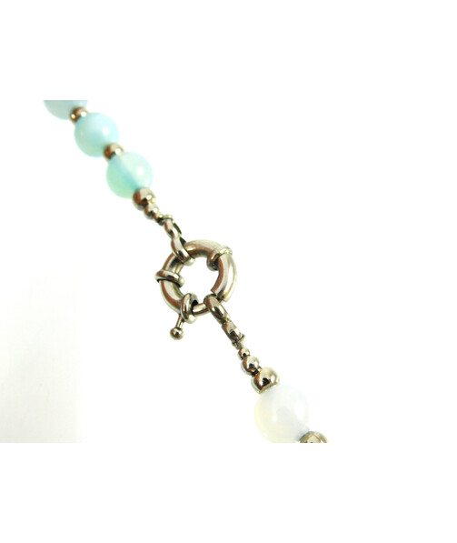 Exclusive necklace "Turquoise lace" ("Ethnic" collection)