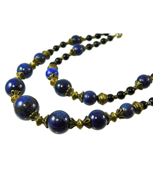 Exclusive necklace made of lapis lazuli "Luxor"