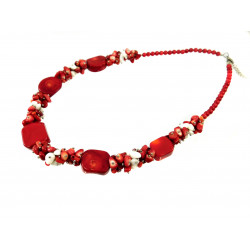 Эксклюзивное ожерелье Красный Коралл