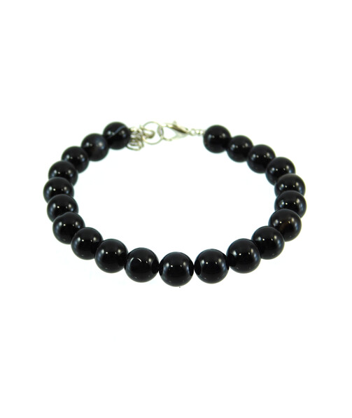 Agate bracelet black