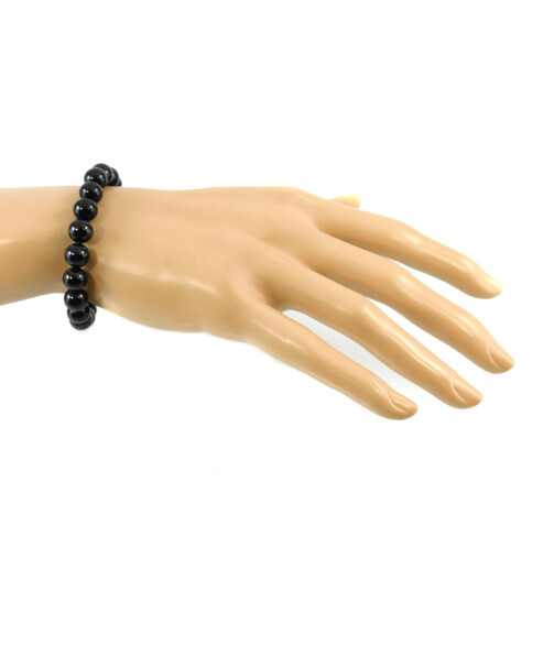 Agate bracelet black