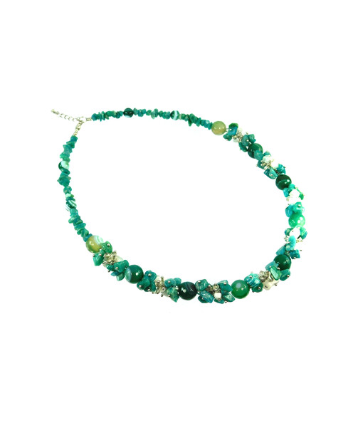 Exclusive necklace "Esma" Agate ("Colors" Collection)