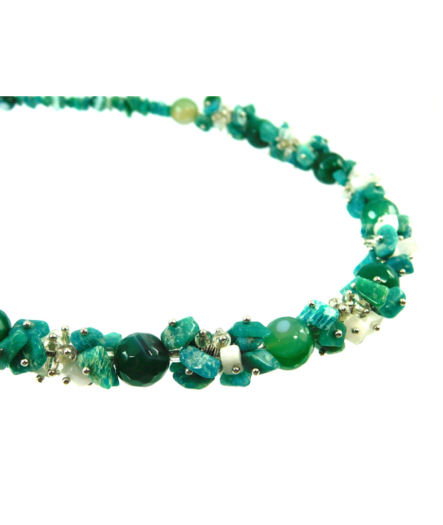 Exclusive necklace "Esma" Agate ("Colors" Collection)