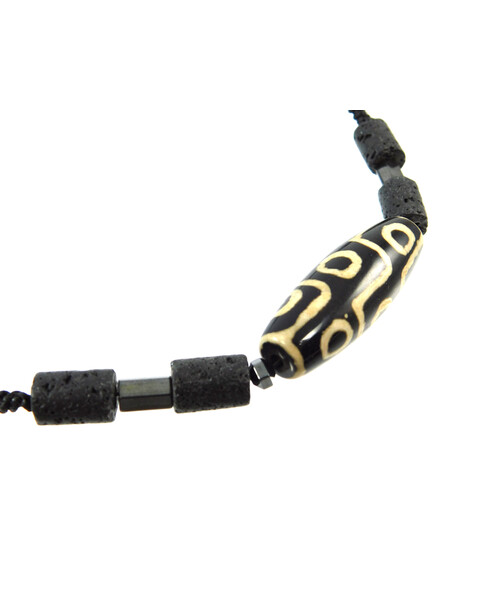 Exclusive necklace "Black Jack" Hematite