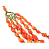 Exclusive coral necklace &quot;Coin&quot; (&quot;Ethnica&quot; collection)