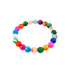 Agate bracelet colored face