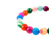 Agate bracelet colored face