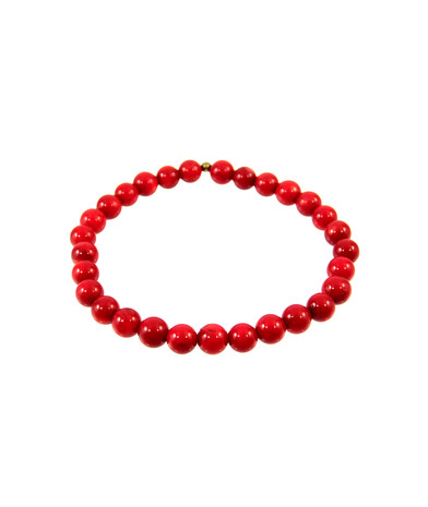 Coral bracelet, silver