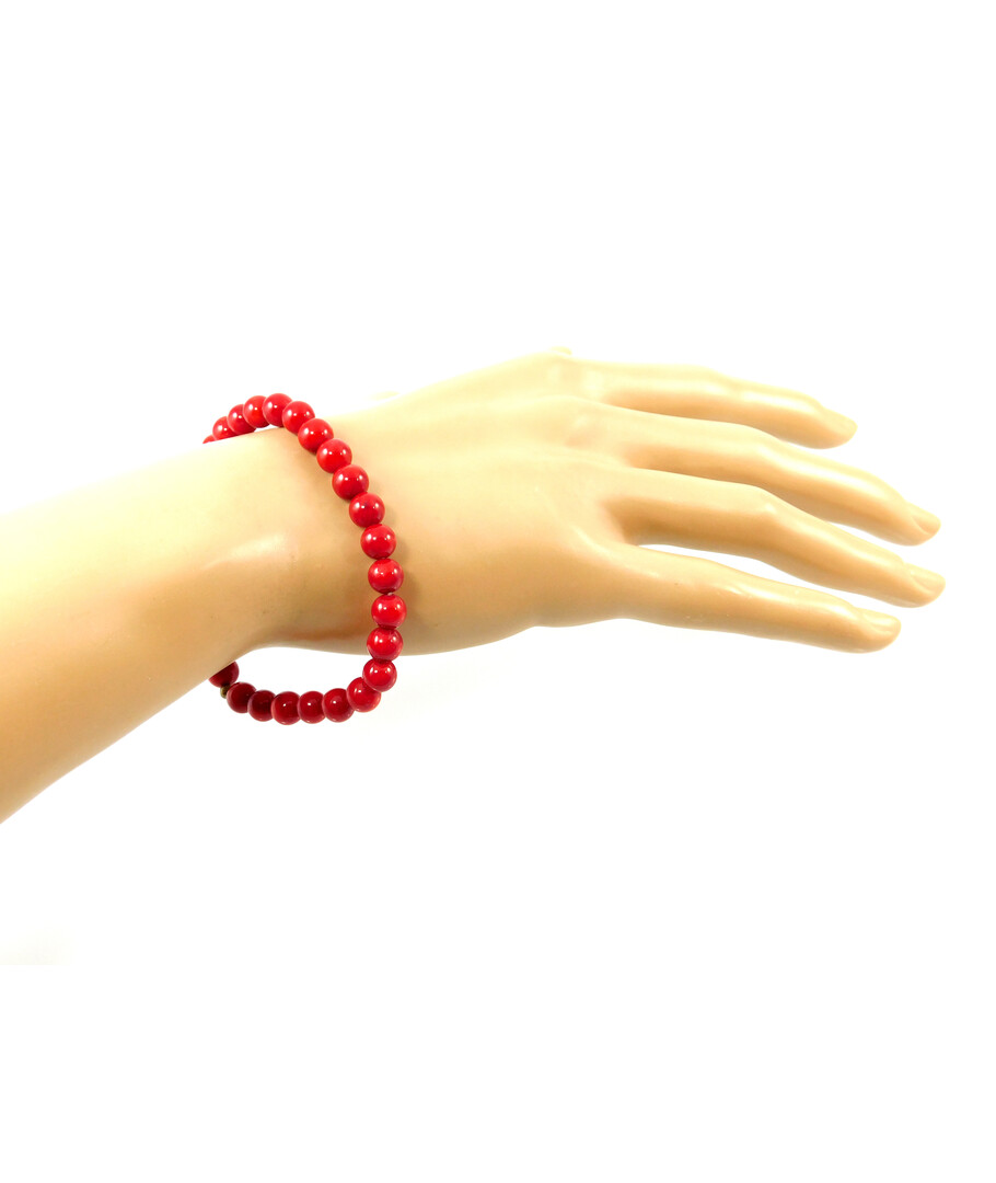 Coral bracelet, silver