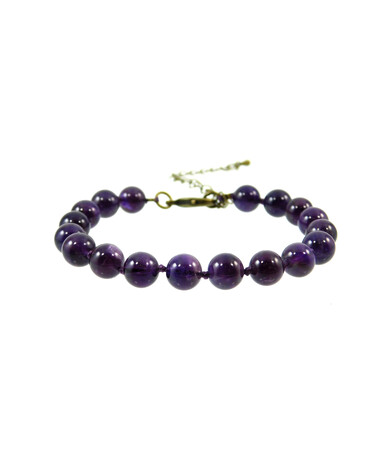 Amethyst bracelet