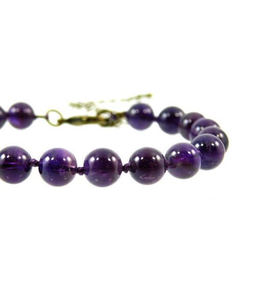 Amethyst bracelet