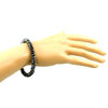 Exclusive bracelet Hematite rondel facet