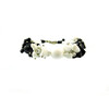 Exclusive bracelet Mother of pearl, Obsidian