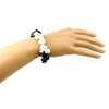 Exclusive bracelet Mother of pearl, Obsidian