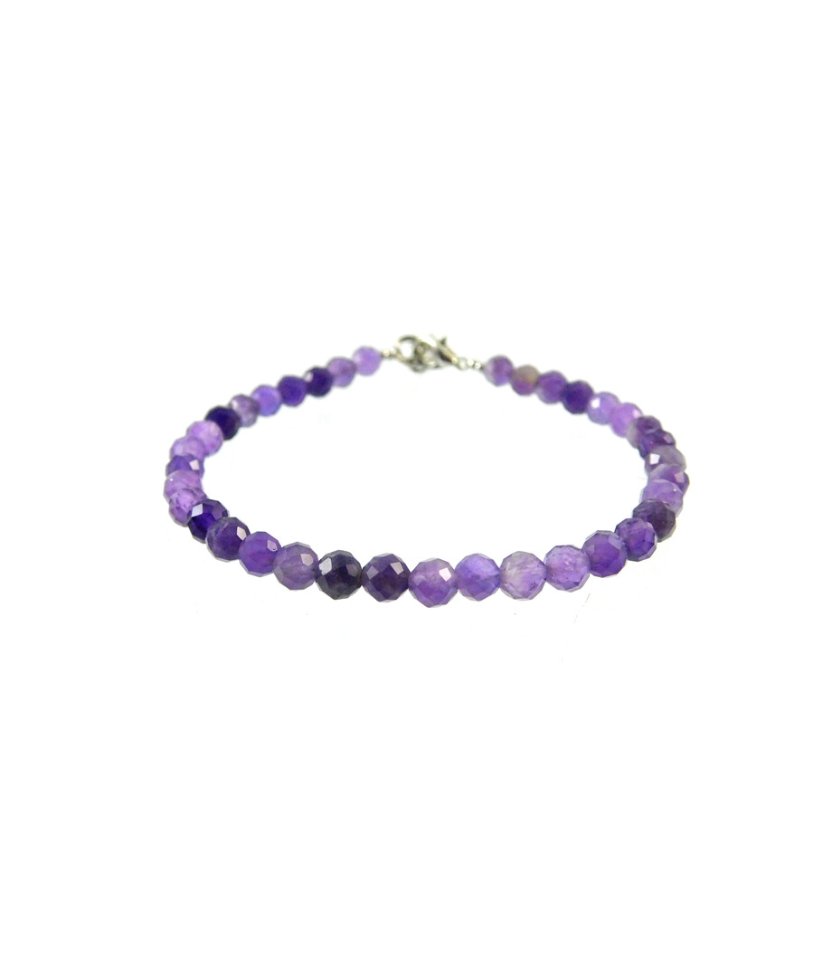 Exclusive bracelet Amethyst facet