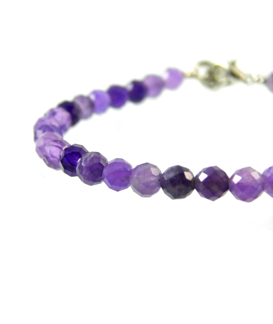 Exclusive bracelet Amethyst facet