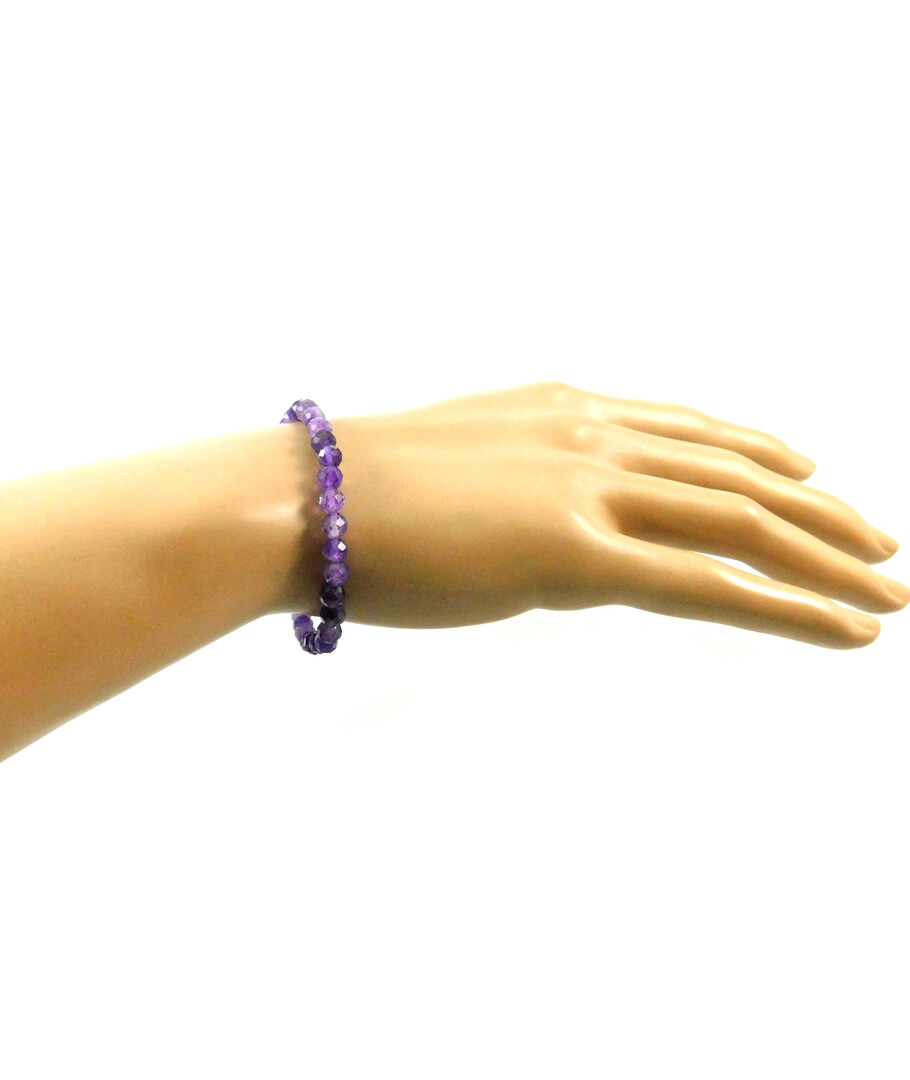 Exclusive bracelet Amethyst facet