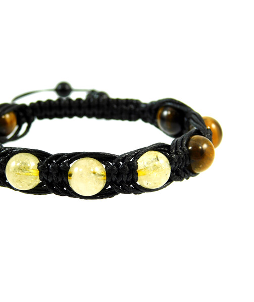 Exclusive arachne Tiger's eye, Citrine