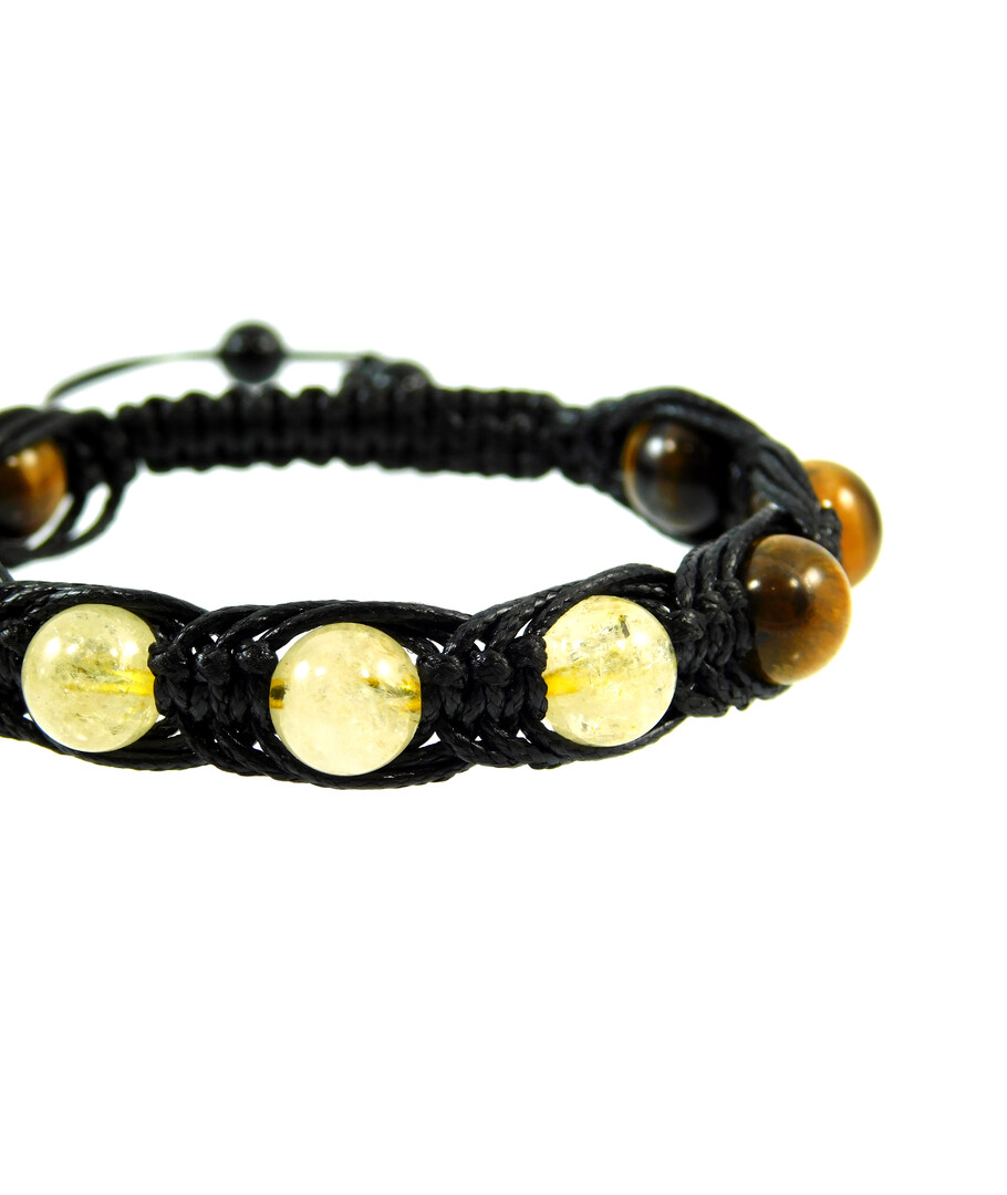 Exclusive arachne Tiger's eye, Citrine