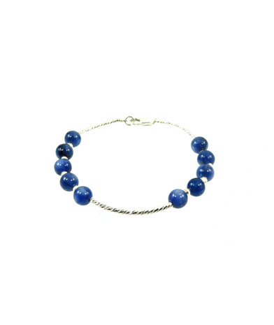 Exclusive bracelet "Silver model 2" Kyanite