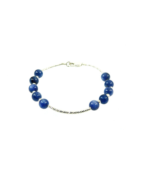 Exclusive bracelet "Silver model 2" Kyanite