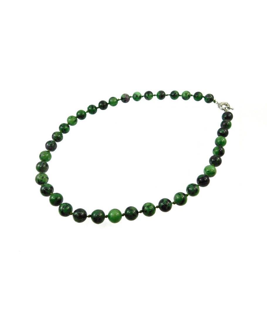 Zoisite necklace