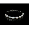 Exclusive bracelet Pearls, silver