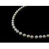 Necklace White pearls 7mm 45cm silver